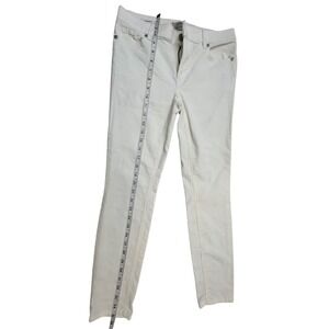 LOFT Modern Skinny Corduroy Pants Casual Everyday Ivory Size 26‎